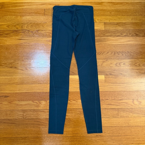 Athleta Girl 28" Inseam Tights/Leggings Pockets in Blue - Girls Size XL/14 - Picture 5 of 6